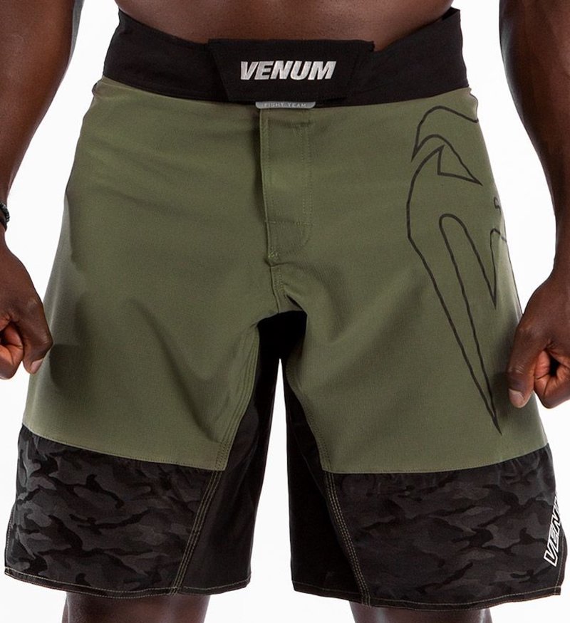 Venum Venum Light 4.0 Fight Shorts Khaki Zilver Venum Fightwear