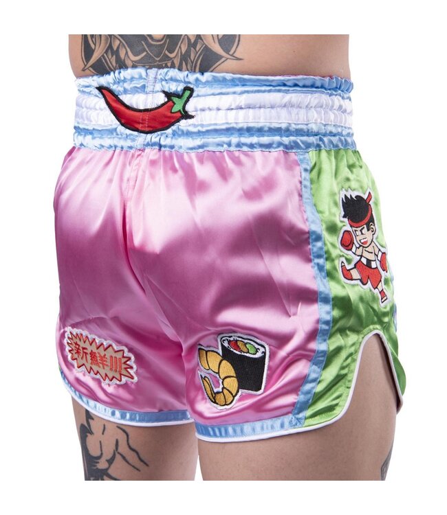 8 Weapons Muay Thai Short Yummie Pink