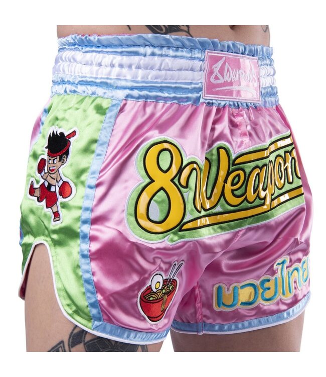 8 Weapons 8 Weapons Muay Thai Short Yummie Pink