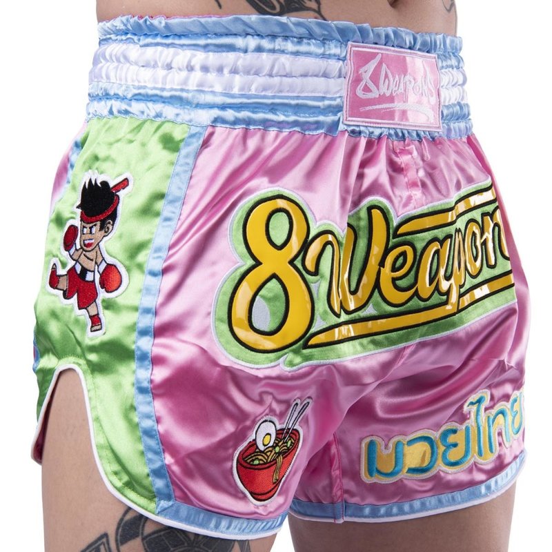 8 Weapons 8 Weapons Muay Thai Short Yummie Pink