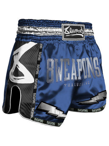 8 Weapons 8 WEAPONS Muay Thai Short Blue Crush