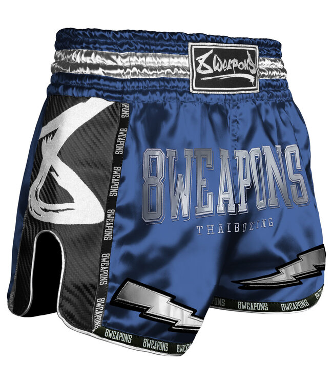 8 Weapons 8 WEAPONS Muay Thai Shorts Blue Crush