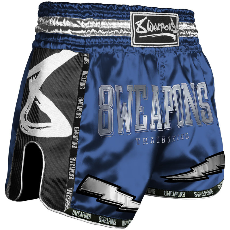 8 Weapons 8 WEAPONS Muay Thai Short Blue Crush