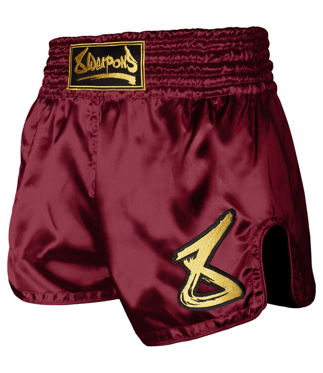 8 Weapons 8 WEAPONS Strike Muay Thai Kickboxing Shorts Rot Gold
