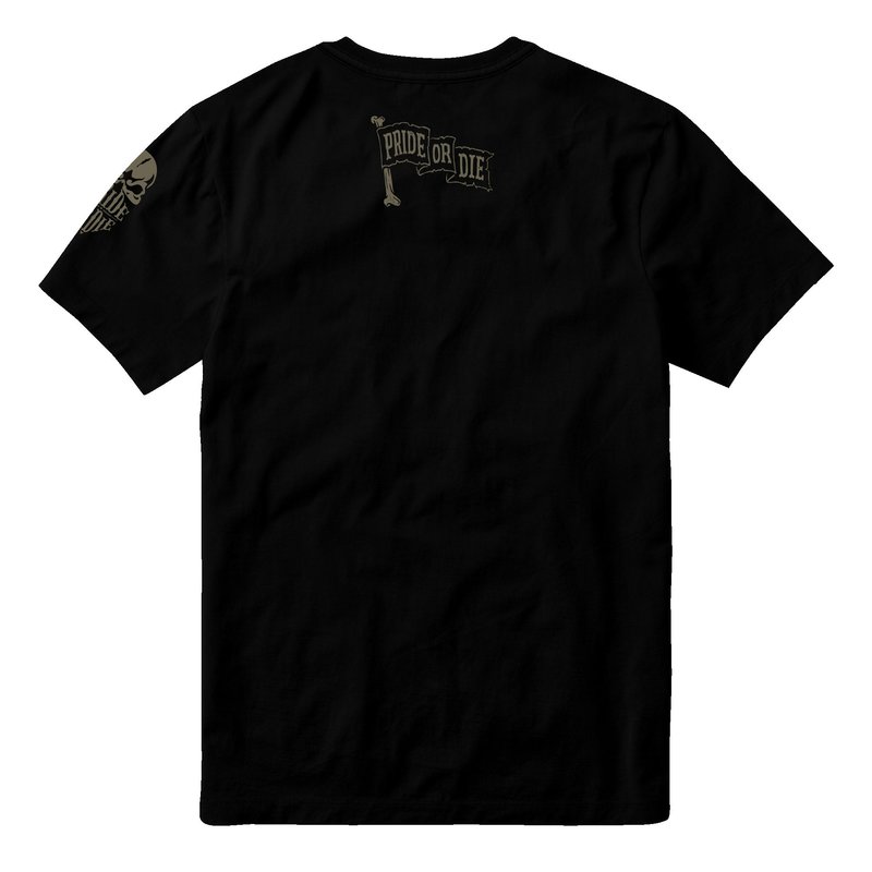 Pride or Die PRiDE or DiE Pirate T-Shirt Black