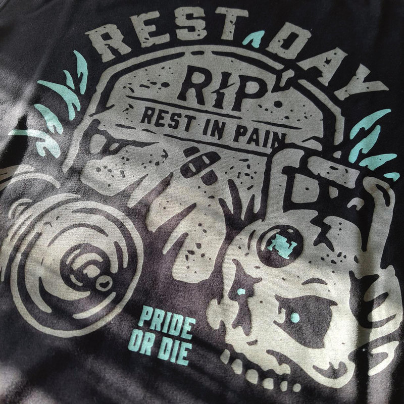 Pride or Die PRiDEorDiE "Rest Day" T-Shirt Black