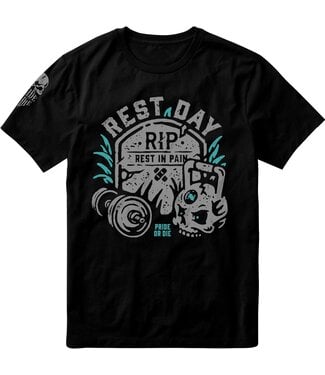 PRiDEorDiE PRiDEorDiE "Rest Day" T-Shirt Schwarz
