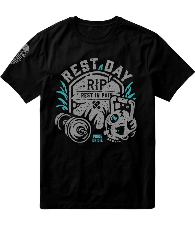 PRiDEorDiE "Rest Day" T-Shirt Black
