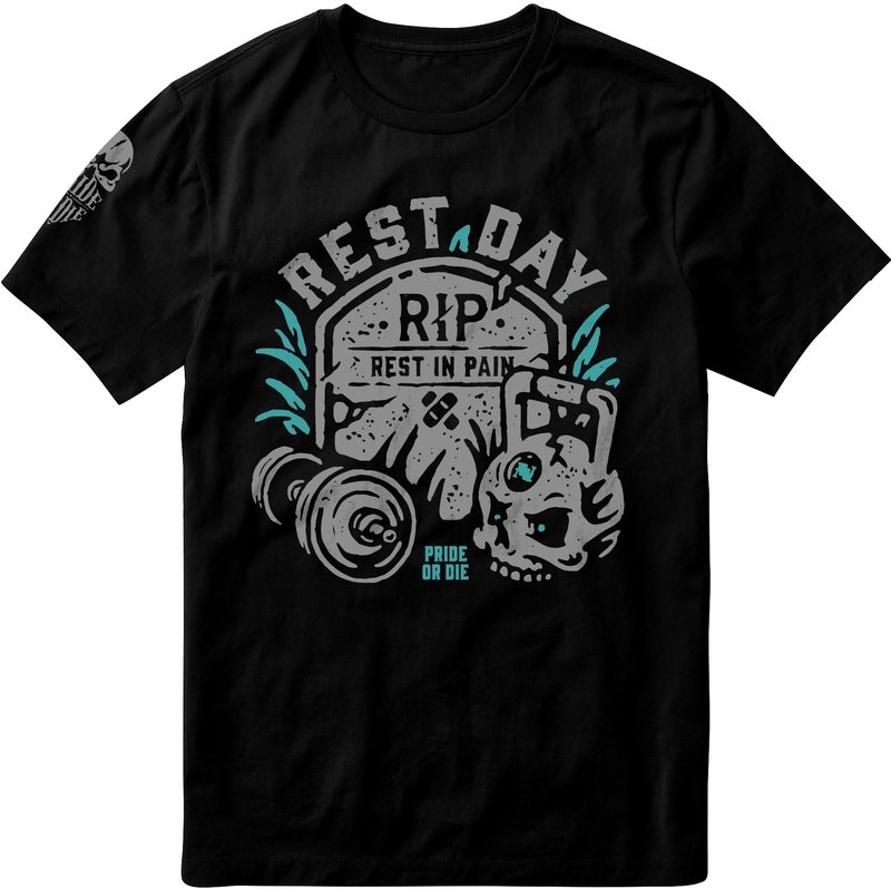 Pride or Die PRiDEorDiE "Rest Day" T-Shirt Black