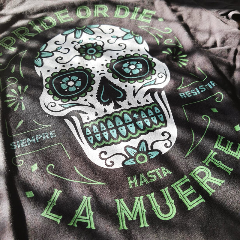 Pride or Die PRiDE or DiE Hasta La Muerte T-Shirt Schwarz