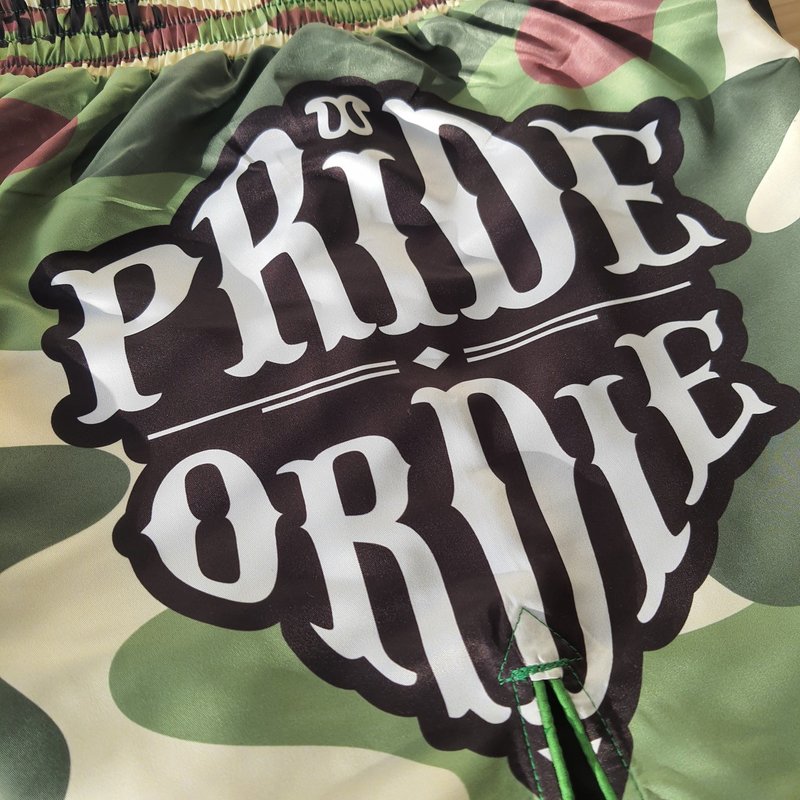 Pride or Die PRIDE or DIE MMA Fight Shorts Jungle Camo