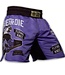 PRiDEorDiE PRIDE or DIE Flying Knee Fight Shorts Purple