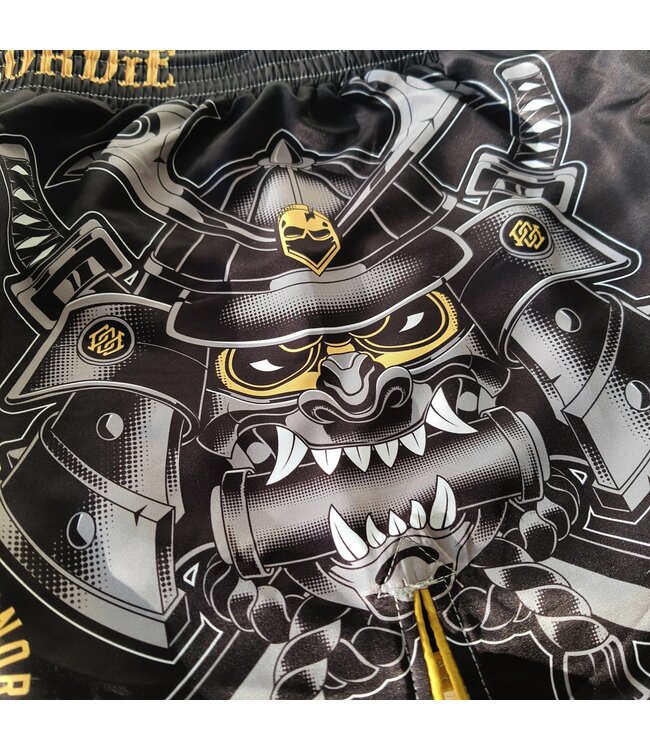 PRIDE or DIE Fight for Honor Fight Shorts Black