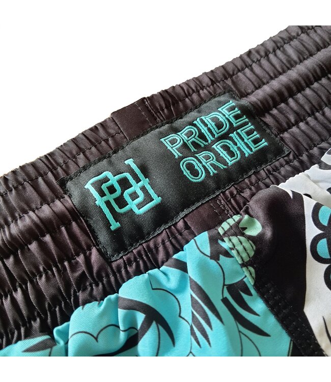 Pride or Die Santa Muerte Until Death Fightshorts