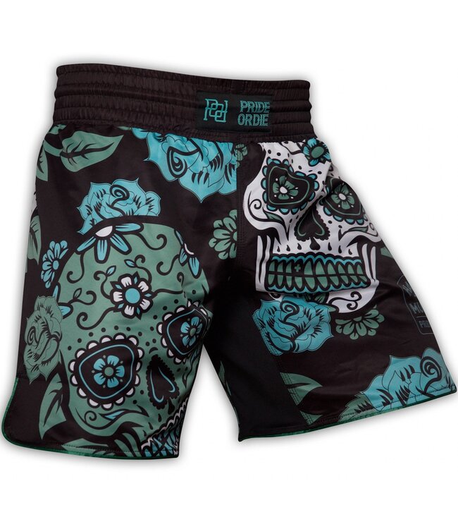 Pride or Die Santa Muerte Until Death Fightshorts