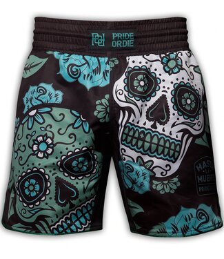 Pride or Die PRIDE or DIE Santa Muerte "Until Death" Fight Shorts