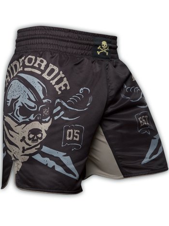 Pride or Die Pride Or Die Fight Shorts Pirate Black