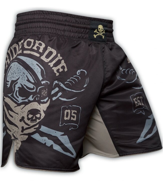 Pride Or Die Fight Shorts Pirate Black