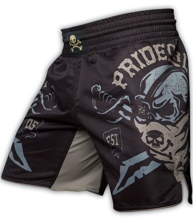 Pride Or Die Fight Shorts Pirate Black