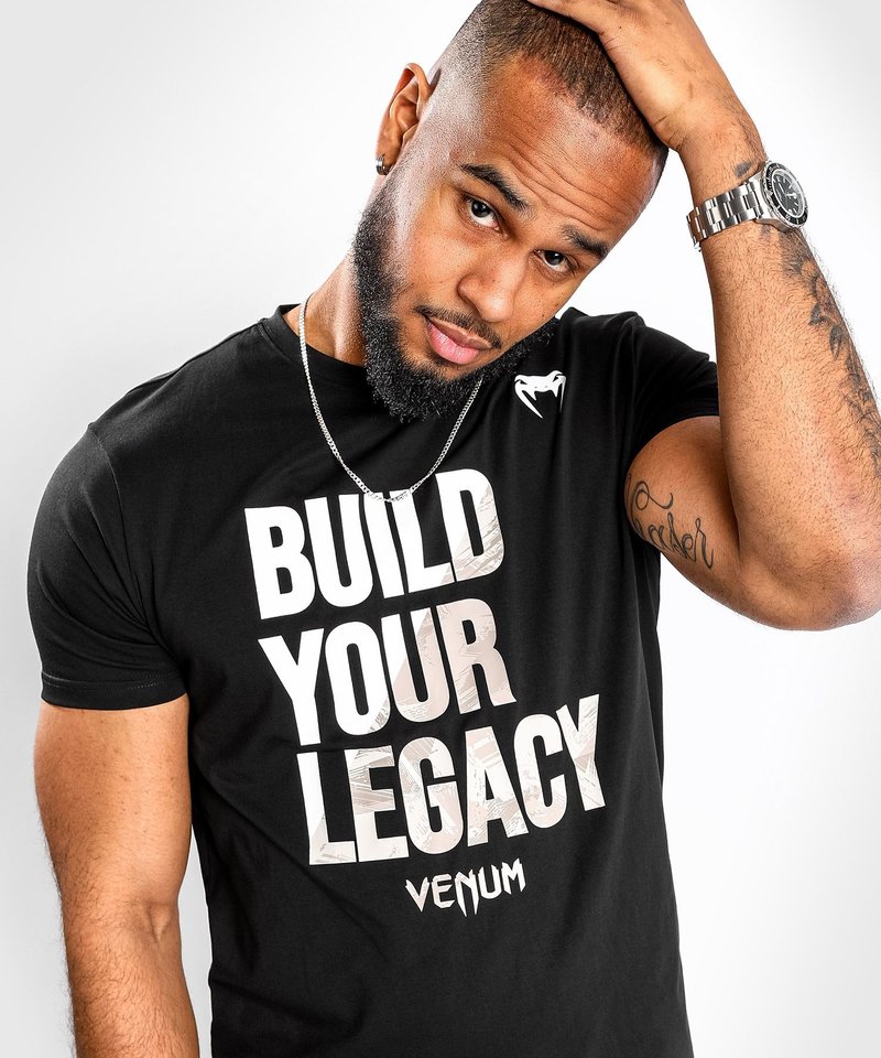 Venum Venum BUILD YOUR LEGACY T-Shirt Schwarz