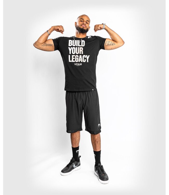 Venum BUILD YOUR LEGACY T-Shirt Zwart