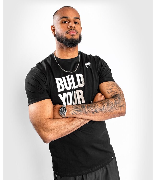 Venum BUILD YOUR LEGACY T-Shirt Zwart