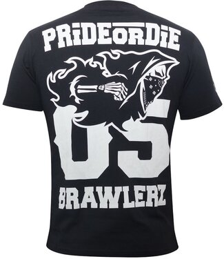 PRiDEorDiE PRiDE or Die BRAWLERZ Team T-shirt Zwart