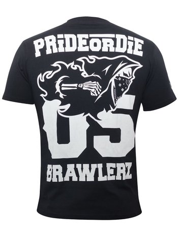 Pride or Die PRiDE or Die BRAWLERZ Team T-shirt Zwart