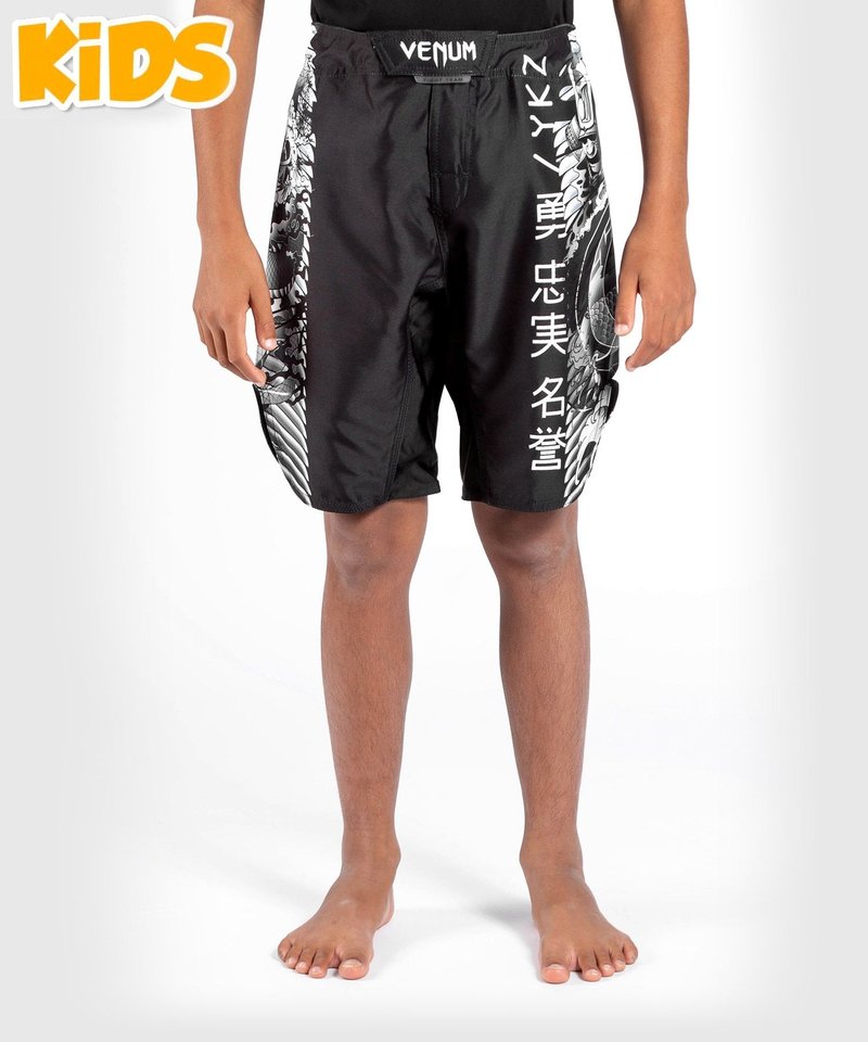 Venum Venum YKZ21 Fight Shorts voor kinderen Zwart Wit