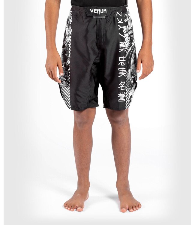 Venum YKZ21 Kinder-Kampfshorts Schwarz Weiß