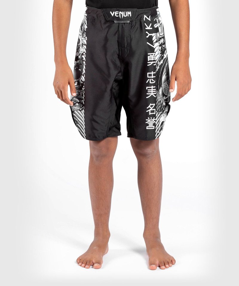 Venum Venum YKZ21 Fight Shorts voor kinderen Zwart Wit