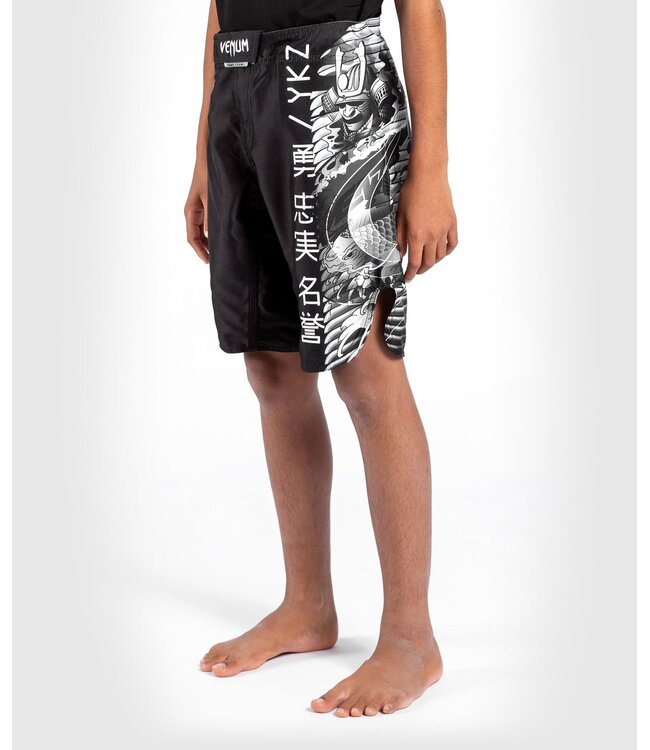 Venum Venum YKZ21 Kinder-Kampfshorts Schwarz Weiß