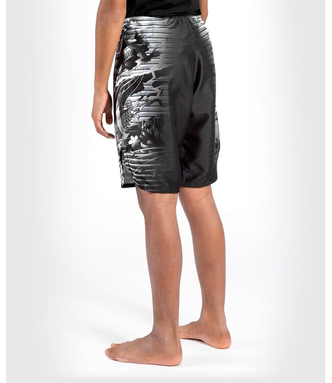 Venum YKZ21 Kinder-Kampfshorts Schwarz Weiß