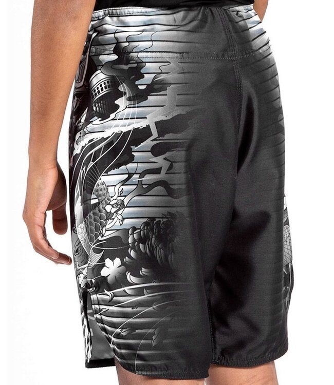 Venum YKZ21 Kinder-Kampfshorts Schwarz Weiß