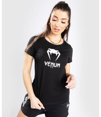 Venum Venum CLASSIC T-Shirt Damen Schwarz Weiß