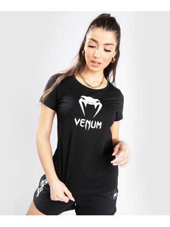 Venum Venum CLASSIC T-Shirt Damen Schwarz Weiß