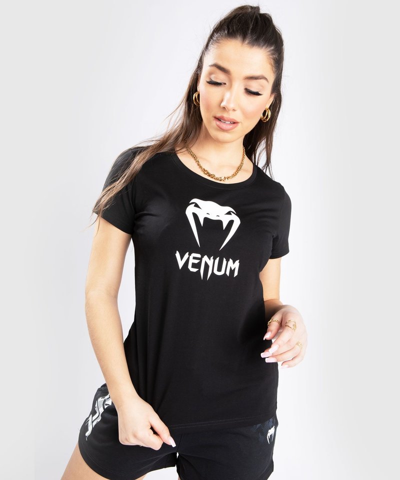 Venum Venum CLASSIC T-shirt Dames Zwart Wit