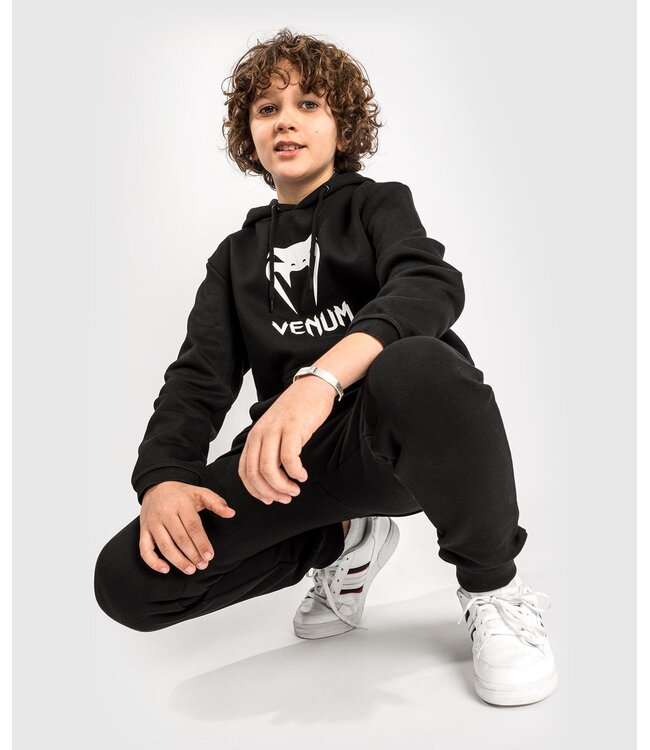 Venum Classic Hoodie für Kinder Schwarz
