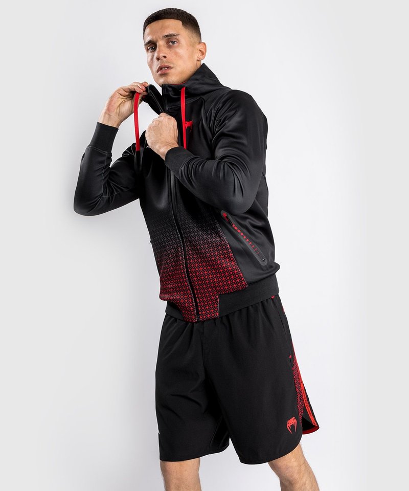 UFC | Venum UFC x VENUM Performance Institute Hoody Schwarz Rot