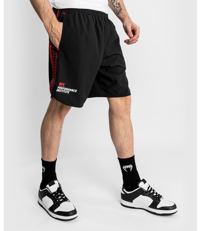UFC x VENUM Performance Institute Trainingshose Schwarz Rot