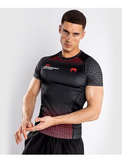 UFC | Venum UFC x VENUM Performance Institute S/S Rash Guard Black Red