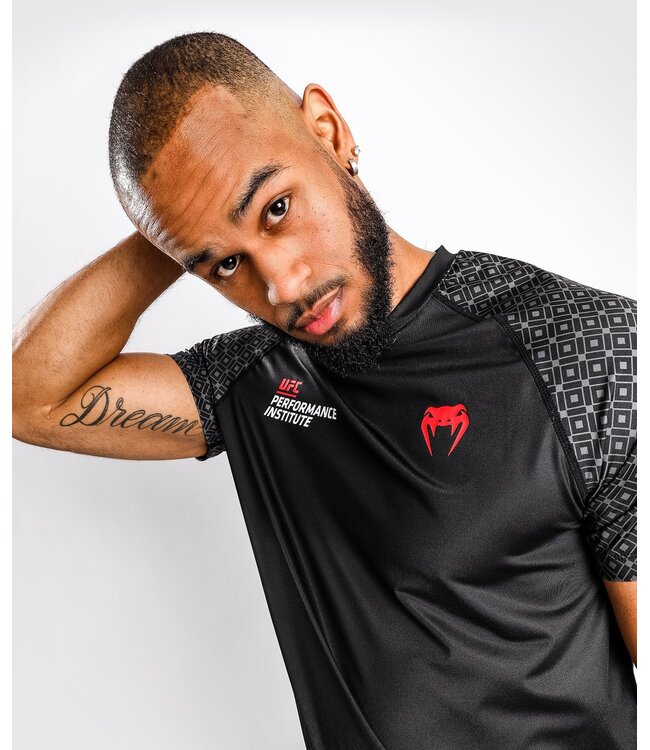 UFC x VENUM Performance Institute Dry Tech T-Shirt Black Red