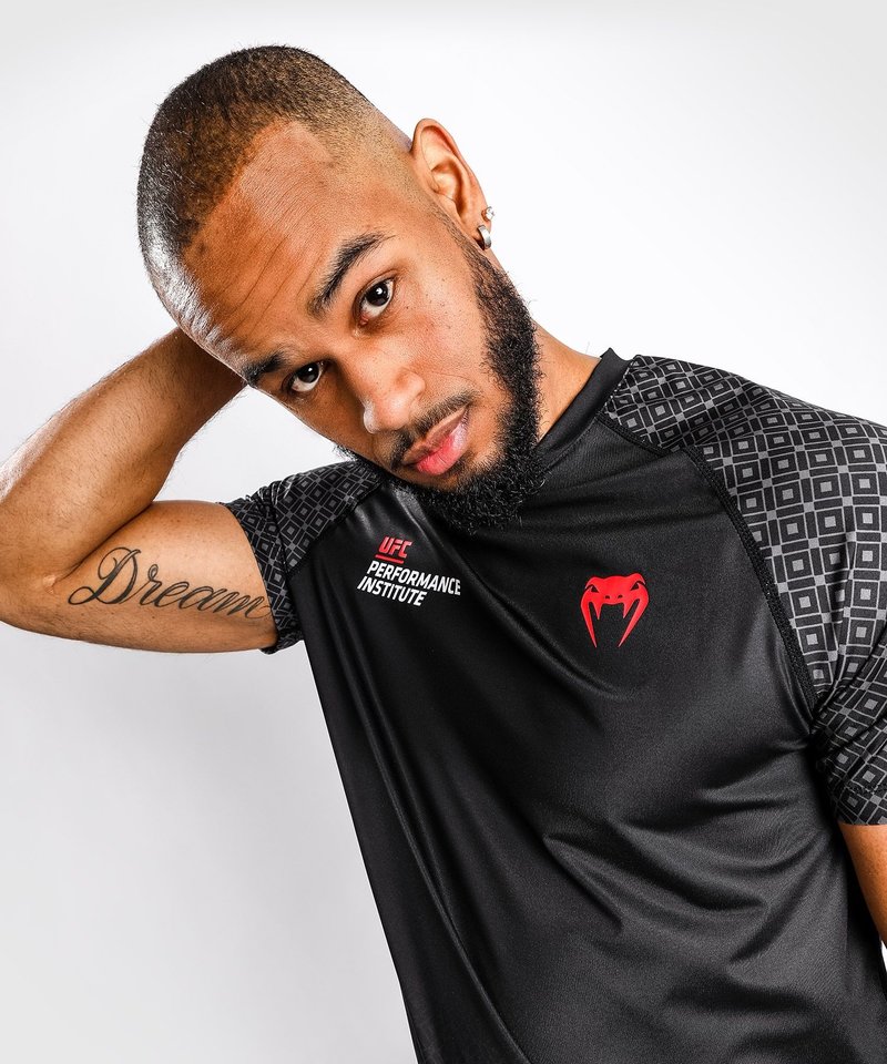 UFC UFC x VENUM Performance Institute Dry Tech T-Shirt Schwarz Rot