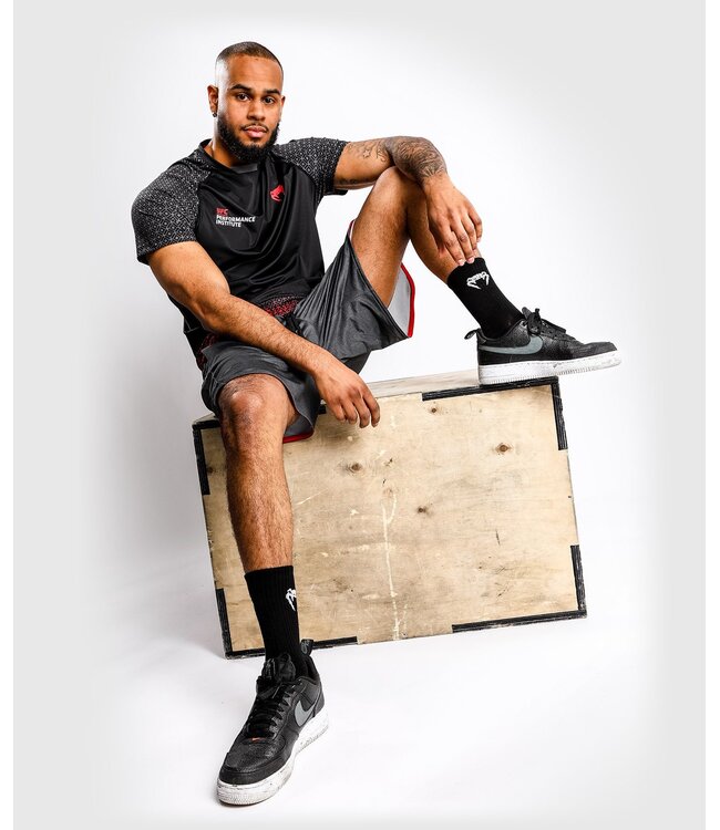 UFC UFC x VENUM Performance Institute Dry Tech T-Shirt Zwart Rood