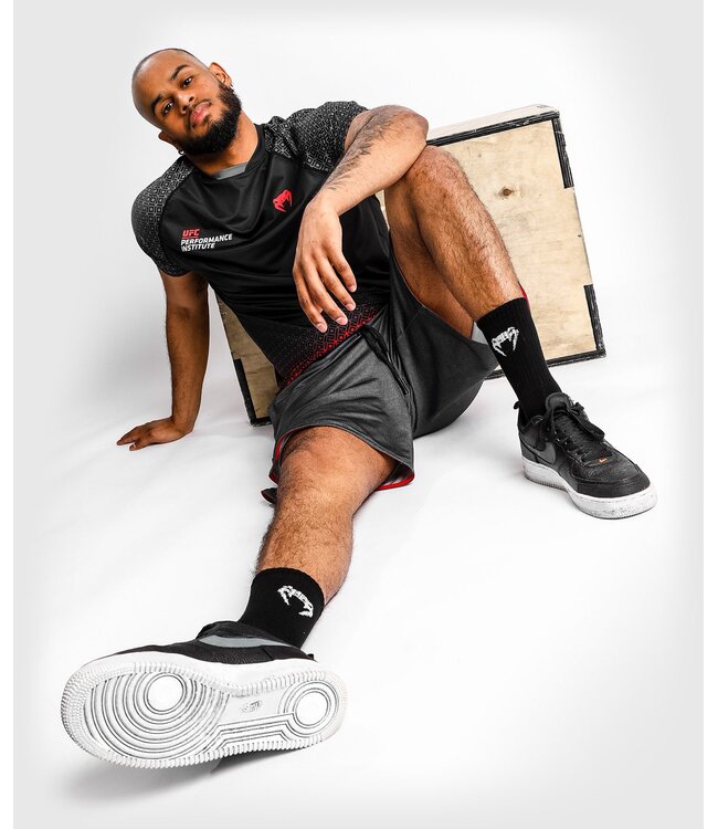 UFC UFC x VENUM Performance Institute Dry Tech T-Shirt Zwart Rood