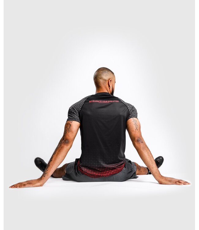 UFC UFC x VENUM Performance Institute Dry Tech T-Shirt Zwart Rood