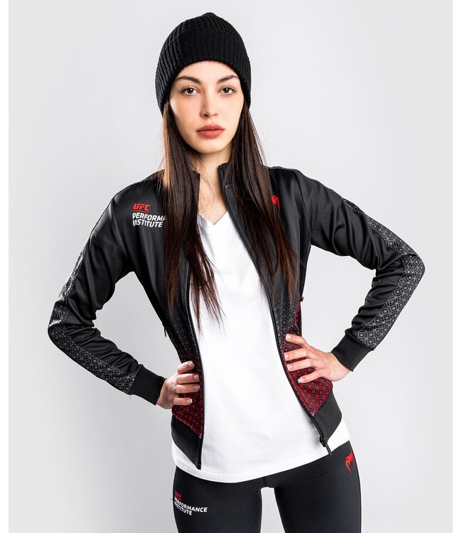 UFC Venum Performance Institute Jacke Damen Schwarz Rot