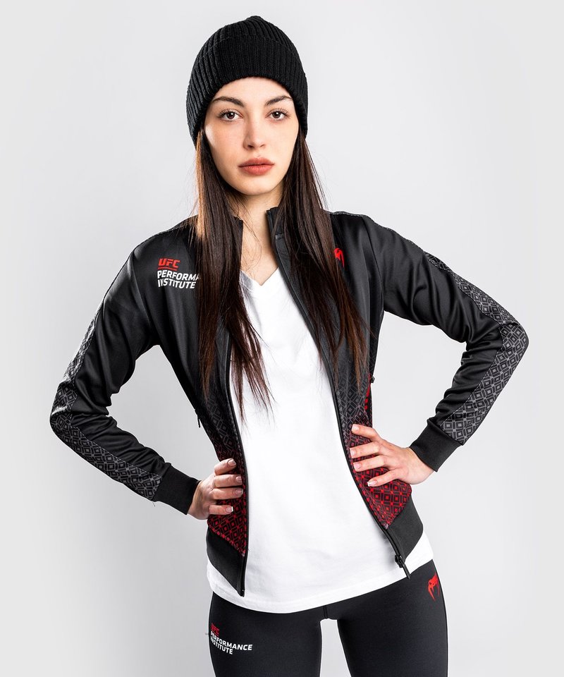 UFC UFC Venum Performance Institute Jacke Damen Schwarz Rot