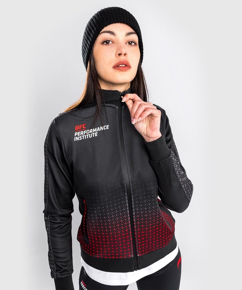 UFC UFC Venum Performance Institute Jacke Damen Schwarz Rot