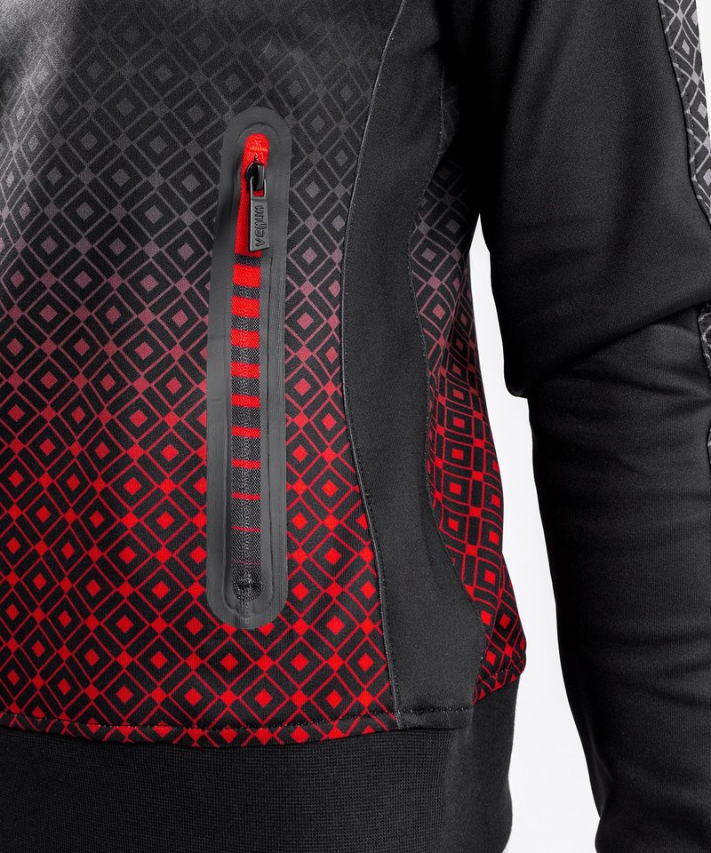 UFC UFC Venum Performance Institute Jacke Damen Schwarz Rot
